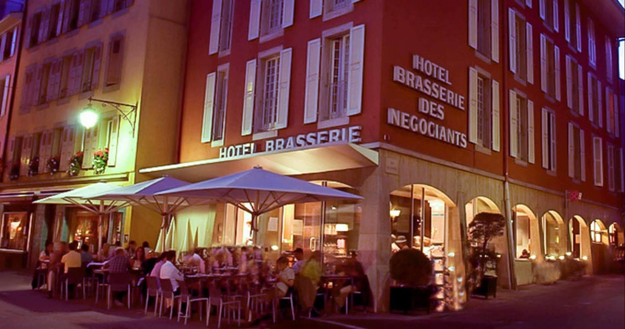 Les Negociants Hotel Vevey Luaran gambar